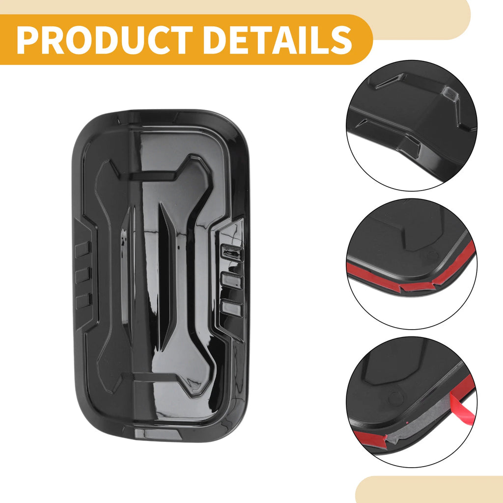 Fuel Tank Door Cap for Toyota Prado (2024–2025) Fuel Filler Flap Cover Black