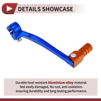 Folding Motorcycle Gear Shifter Lever for Honda CRF110F (2013-2018) Blue Orange