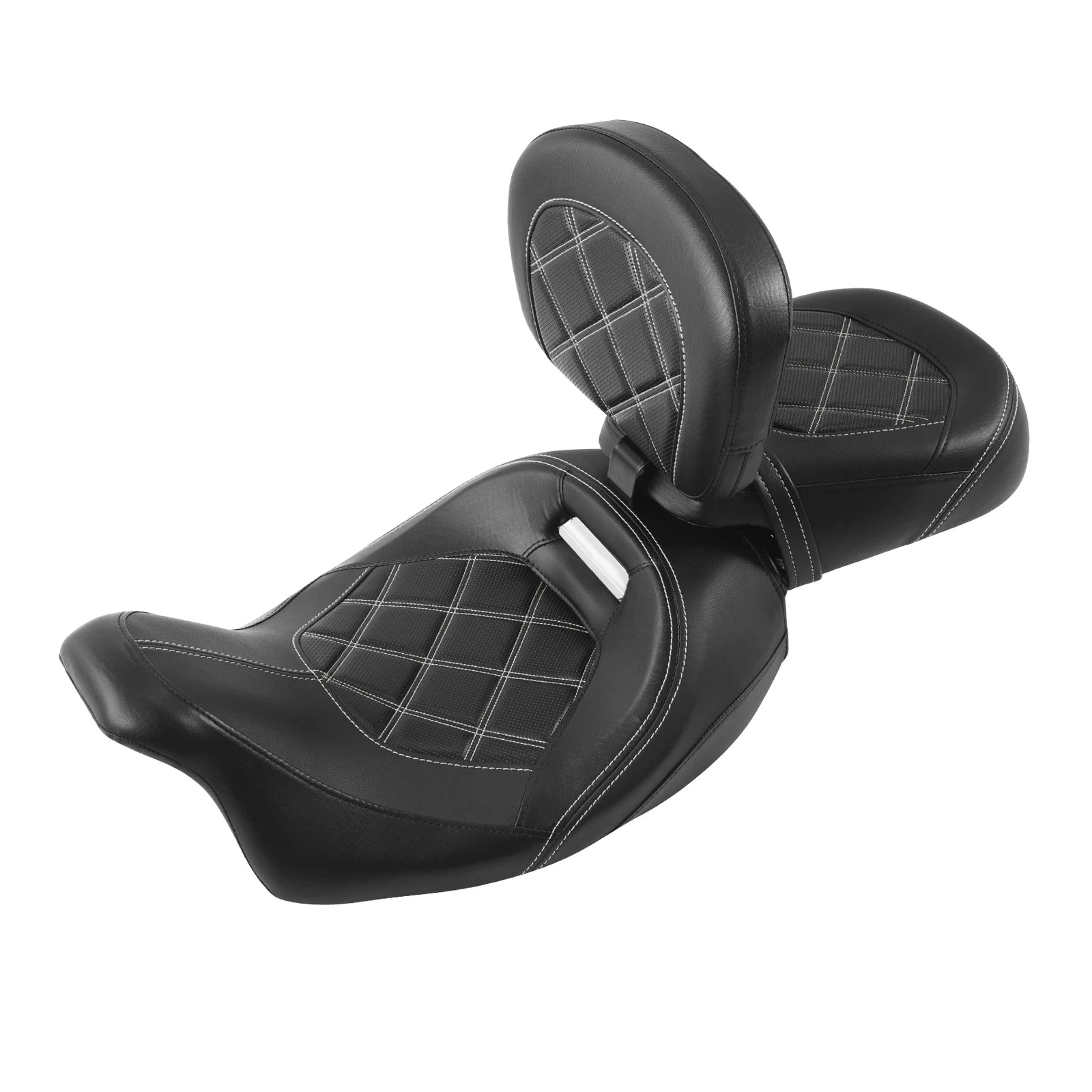 Low-Profile Driver & Passenger Seats Backrest for Harley Touring (2009–2023)