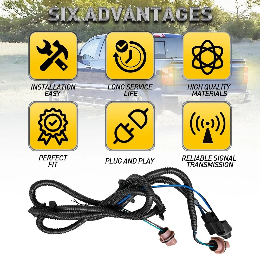 Tail Light Wiring Harness for GMC Sierra (2016–2019)