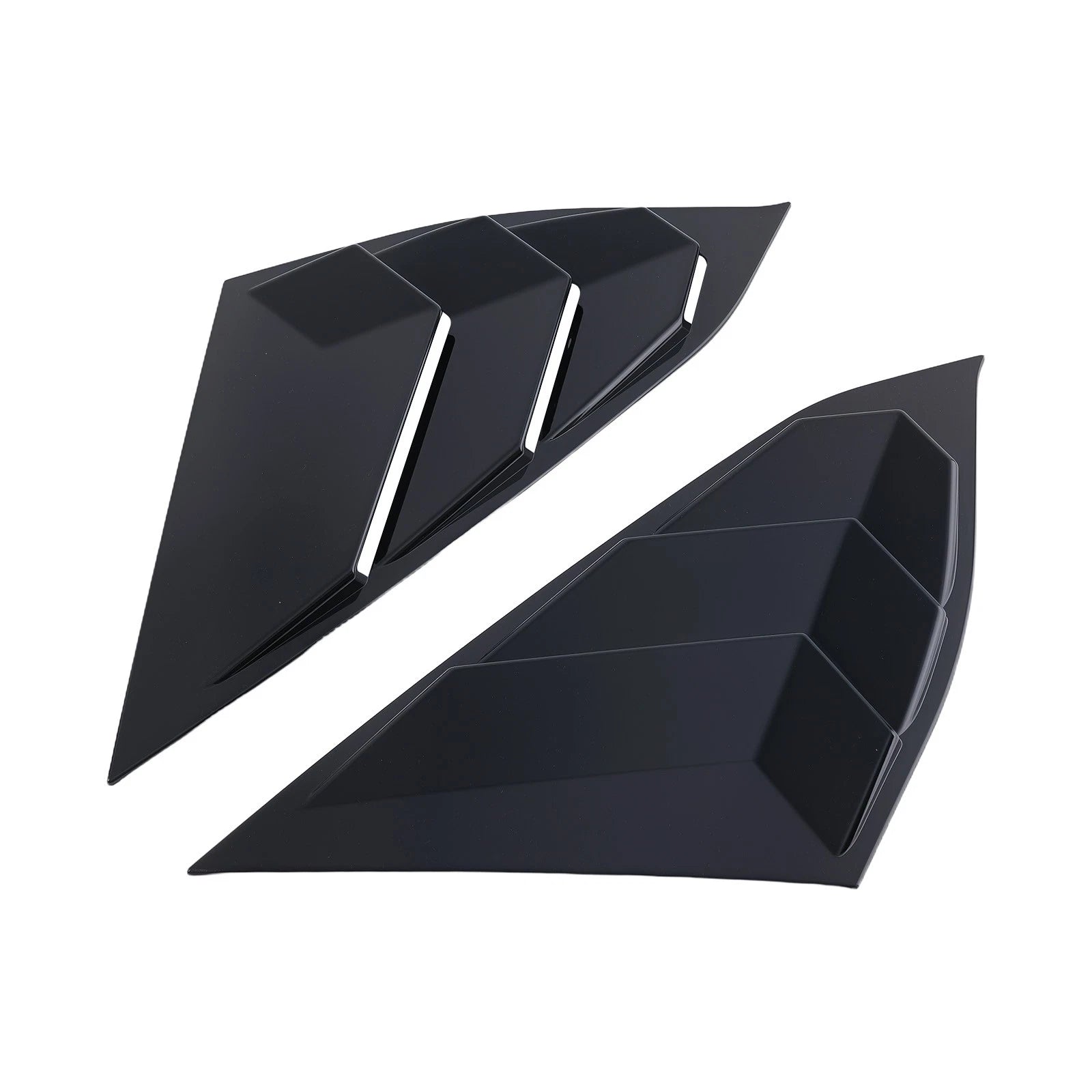 Window Quarter Louvers for Honda Accord Sedan (2018–2022) Gloss ABS