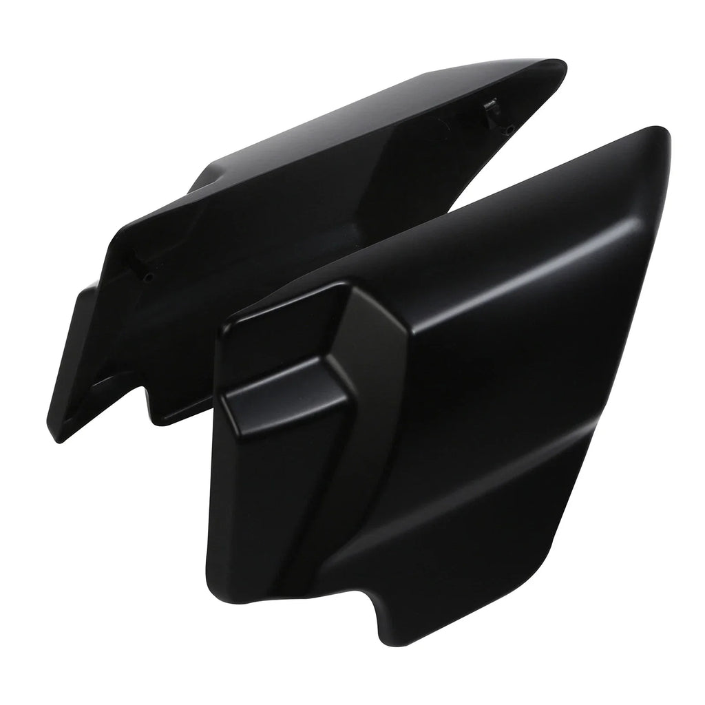 Battery Side Covers for Harley Touring Road Glide (2009-2024) Black Denim