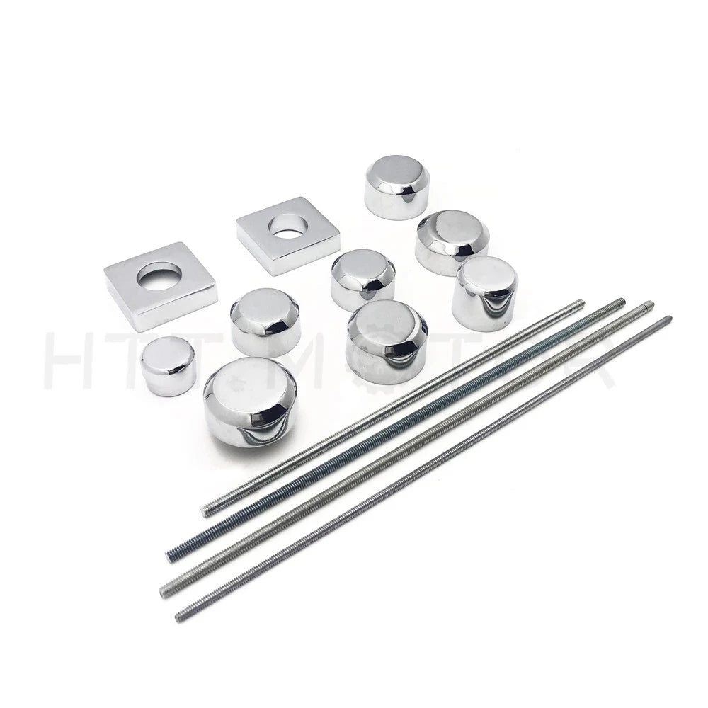 Set of 2 Chrome Fork Axle Caps for Suzuki GSX-R 1300 Hayabusa (1999–2011)