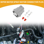2 Pin Wiper Water Spray Motor Connector Plug for Nissan 