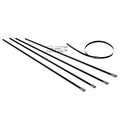 12" 5MM Stainless Black Self-Locking Zip Tie for X5