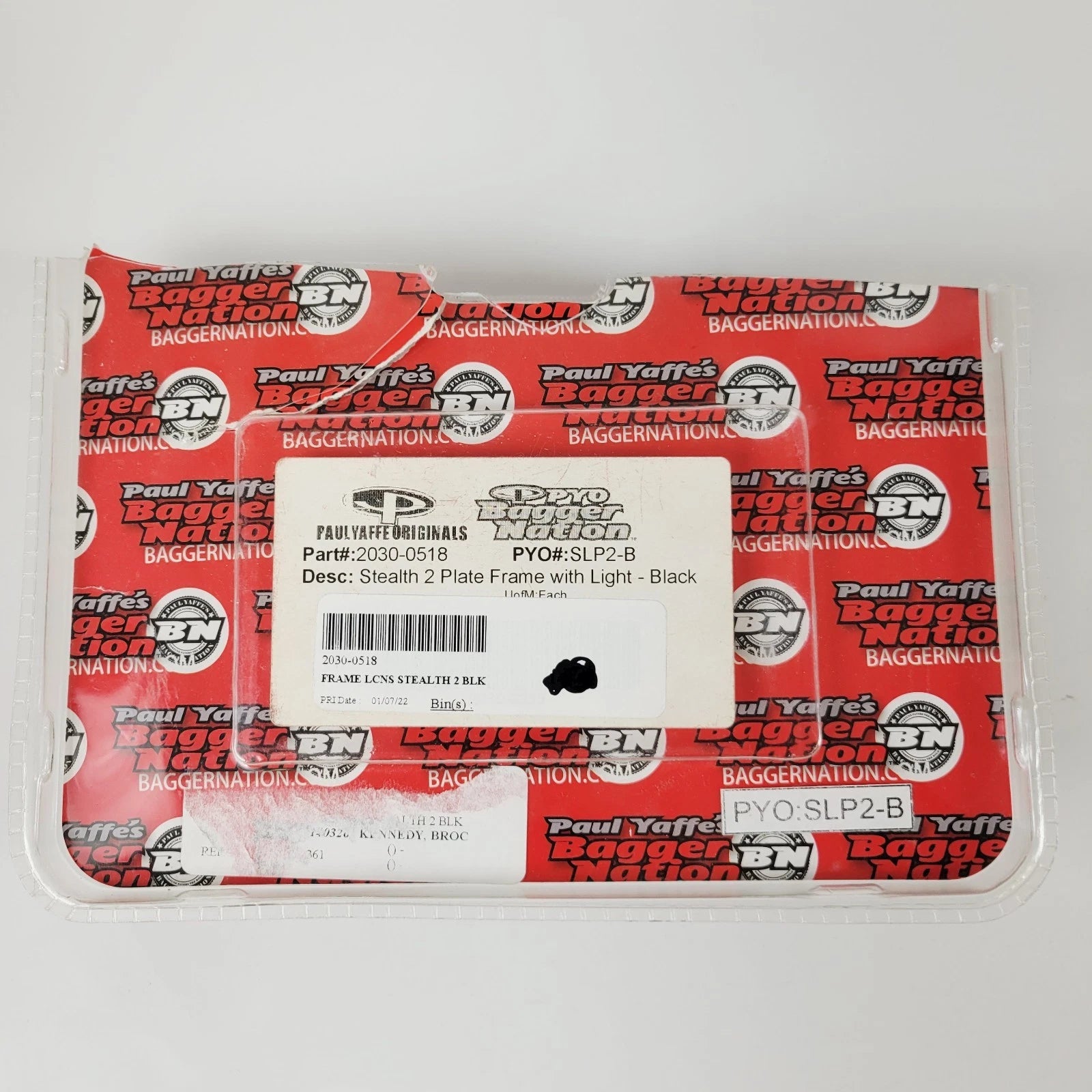 LED License Plate Frame for Paul Yaffe Bagger Nation (2030–2030)