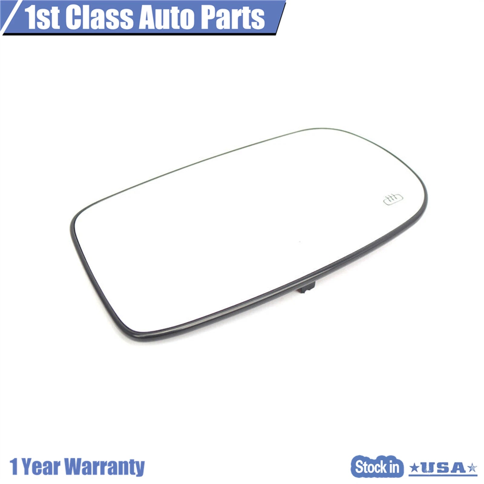 Rear View Mirror Glass + Backplate Left for Chrysler 200 300 Dodge Charger (2011–2021)