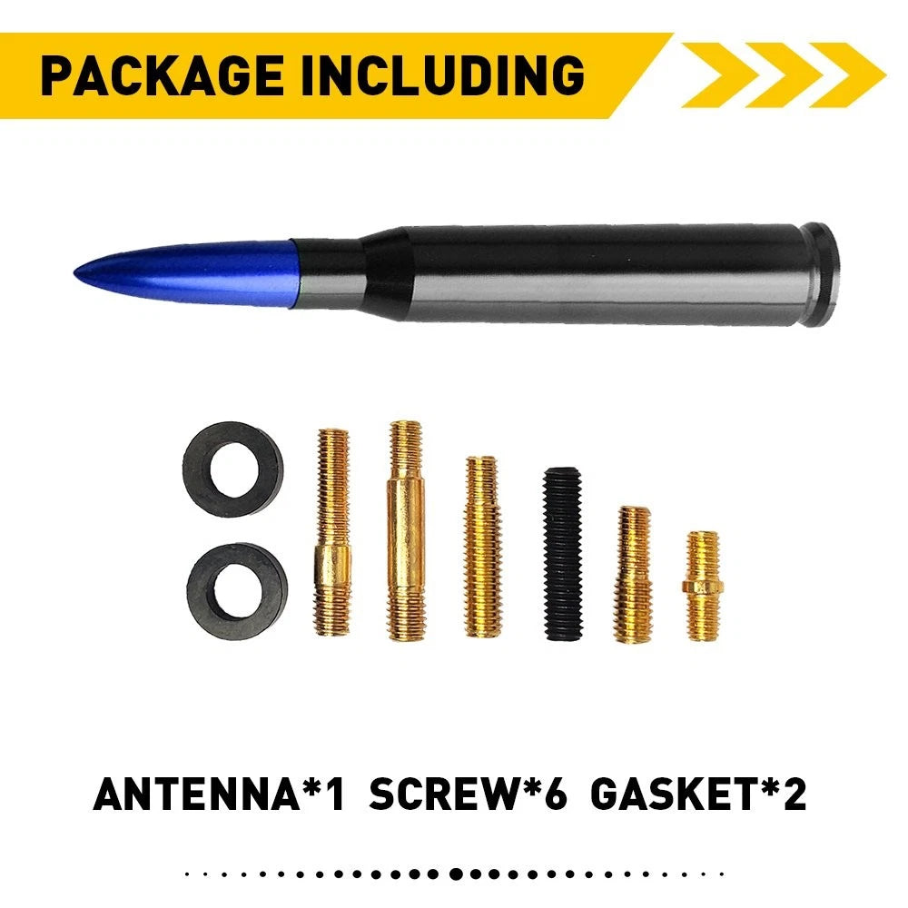 5.5 Inch Bullet Style Antenna Mast for Chevrolet Silverado 1500 2500