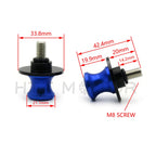 Swingarm Spools Sliders Bobbins for Motorcycle Bicycle (Universal) 8mm