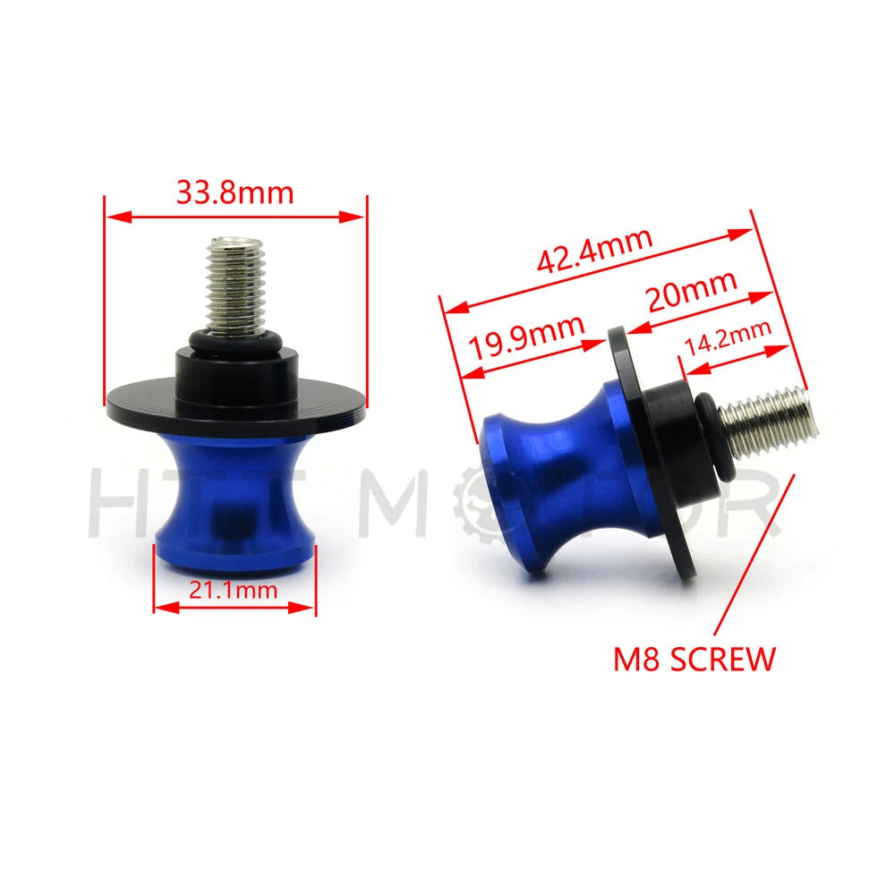Swingarm Spools Sliders Bobbins for Motorcycle Bicycle (Universal) 8mm