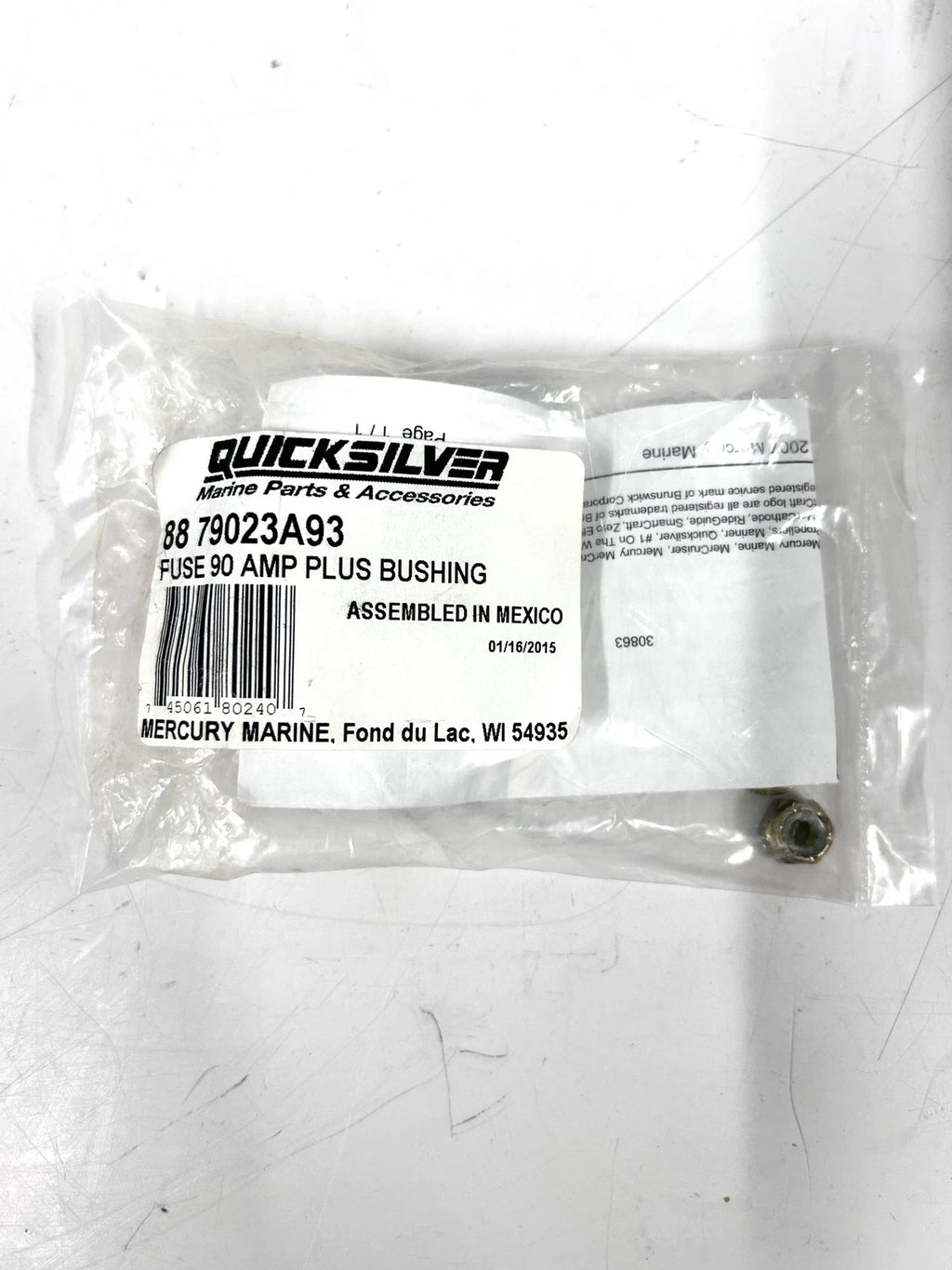 90 Amp Fuse Plus Bushing for Quicksilver 88-79023A93