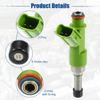 Set of 4 Fuel Injector Nozzles 23209-0C050 for Toyota Hilux Vigo (2005–2015)