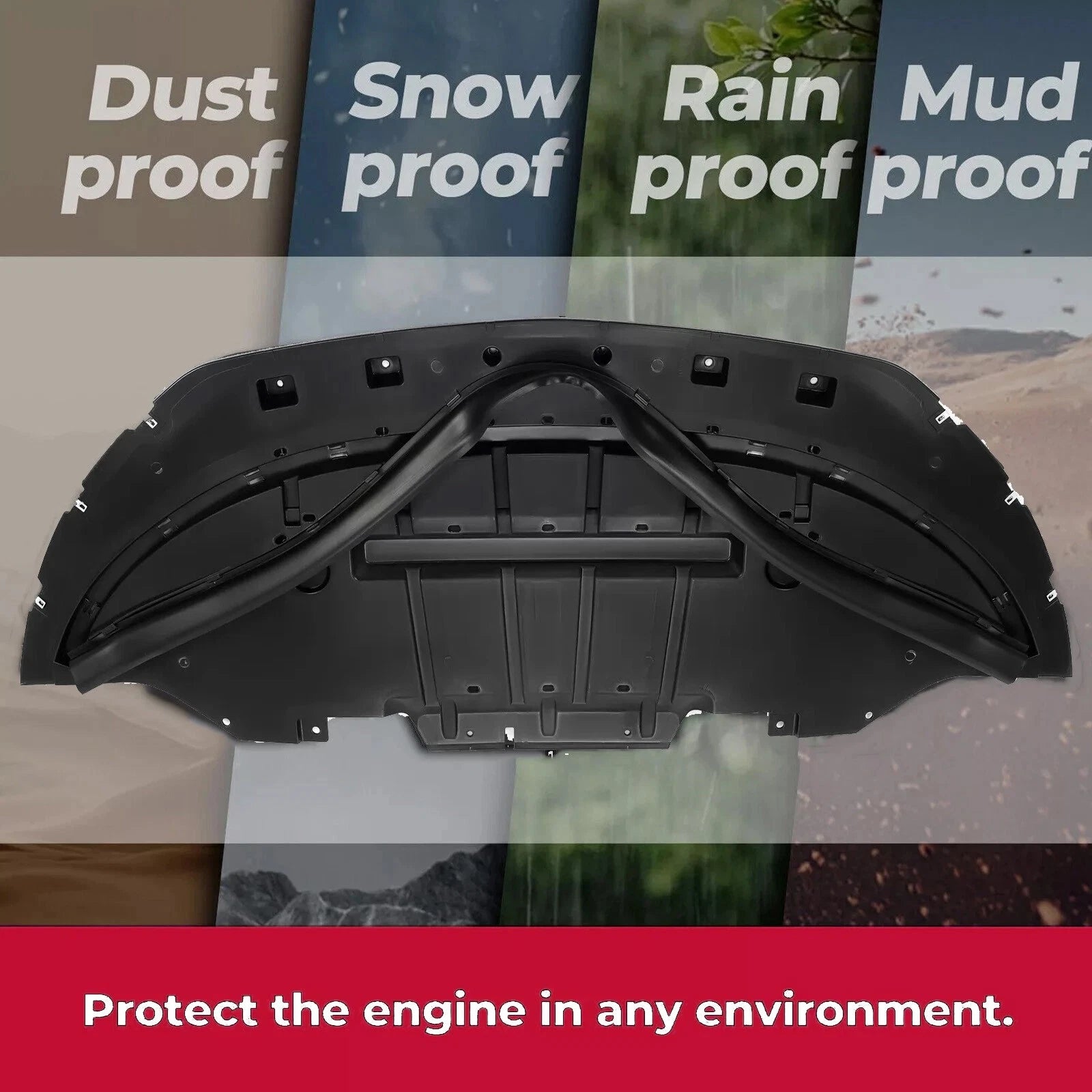Splash Shield for Ford Mustang (2015-2017)