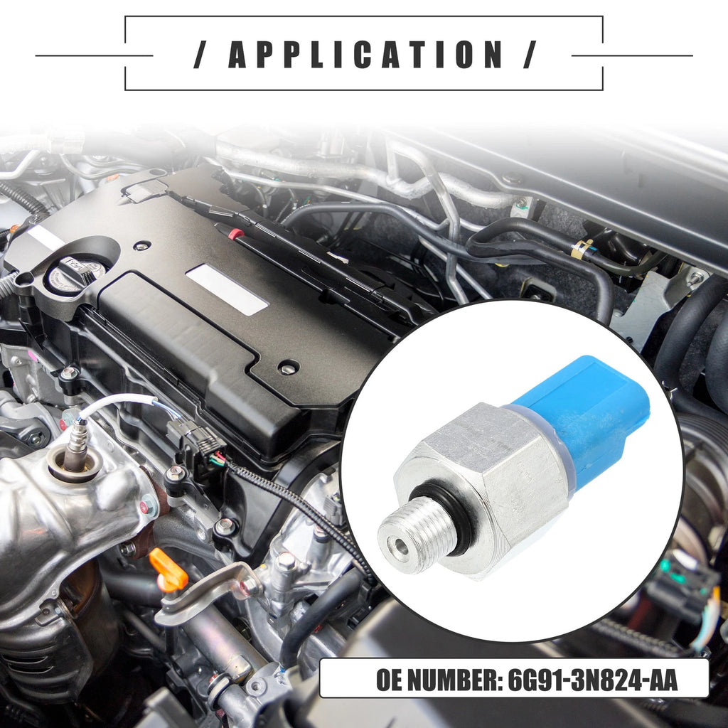Engine Oil Pressure Sensor for Ford Mondeo Mk4 (2007–2014) Metal Blue Silver