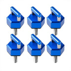 6X Aluminum Quick Removal Fastener Thumb Screw for Jeep Wrangler JK JL (2007–2023)