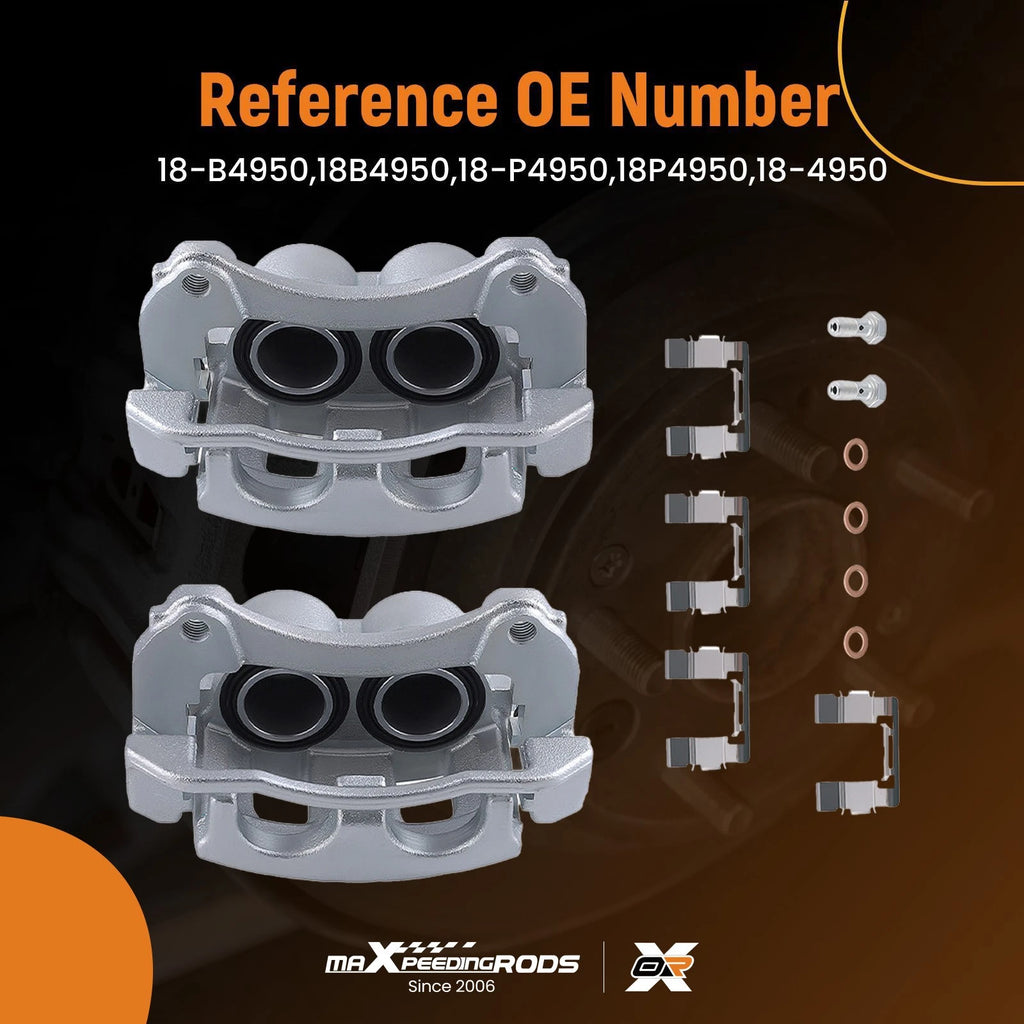 Disc Brake Caliper Front for Saturn Vue (2004–2007) Pontiac Torrent (2006) 18-B4950