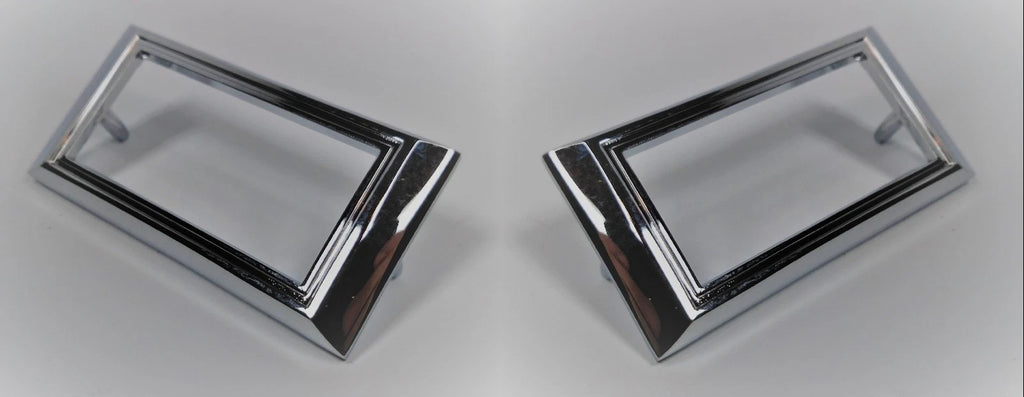 Chrome Side Marker Lamp Bezels for Chevrolet Nova (1967–1969)