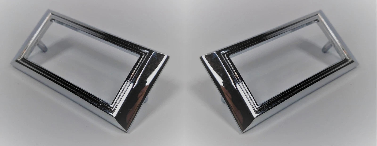 Chrome Side Marker Lamp Bezels for Chevrolet Nova (1967–1969)