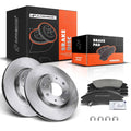Front Disc Brake Rotor & Ceramic Pad Set for Kia Spectra/Spectra5 (2005–2009)