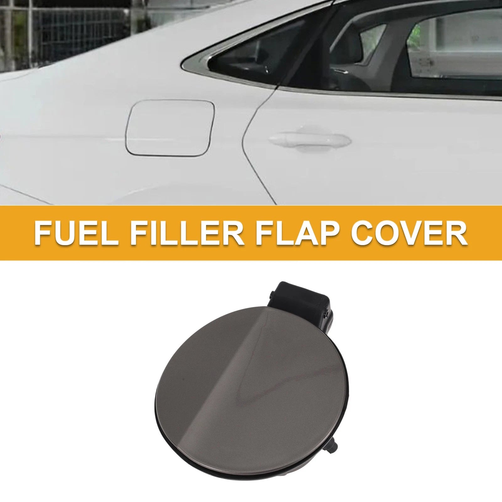 Fuel Tank Door Cap for Volkswagen Magotan (2011–2019) 3AD809857 Dark Gold Tone