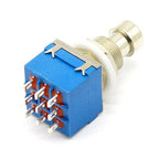 3PDT Latching Footswitch for Enclosure Fit (60mm x 26mm x 21mm)