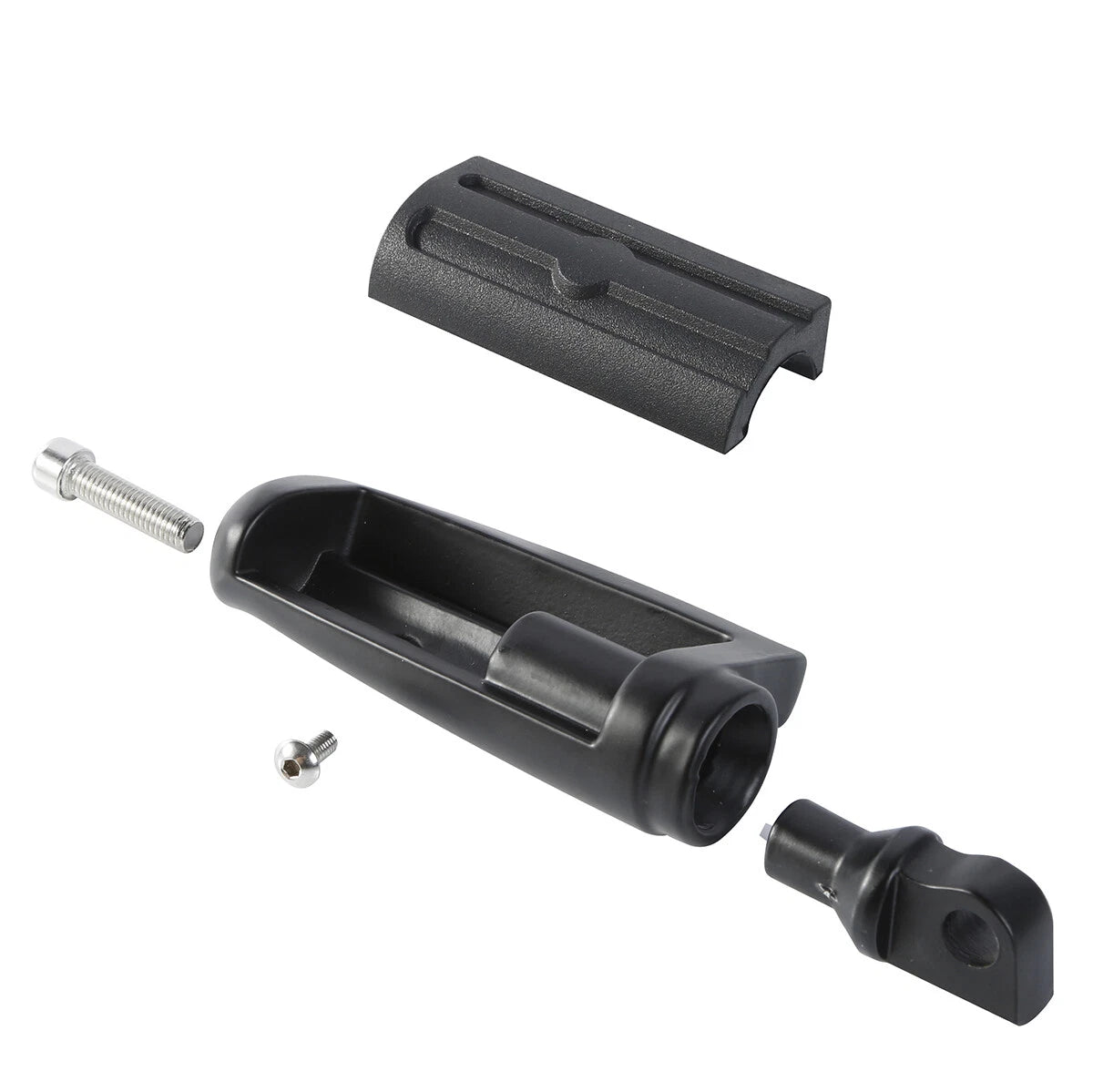 10mm Matte Black Footpeg Pegs for Harley 883 XL1200 Sportster Softail Fatboy