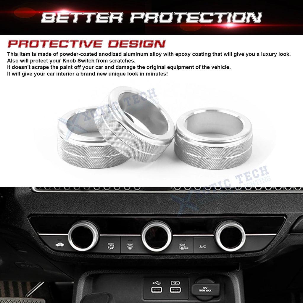 AC Control & Navigation Switch Cover for Honda Civic CR-V (2023-2024)
