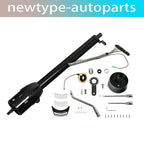 28" Stainless Steel Tilt Steering Column & Adapter for Universal (No Key)
