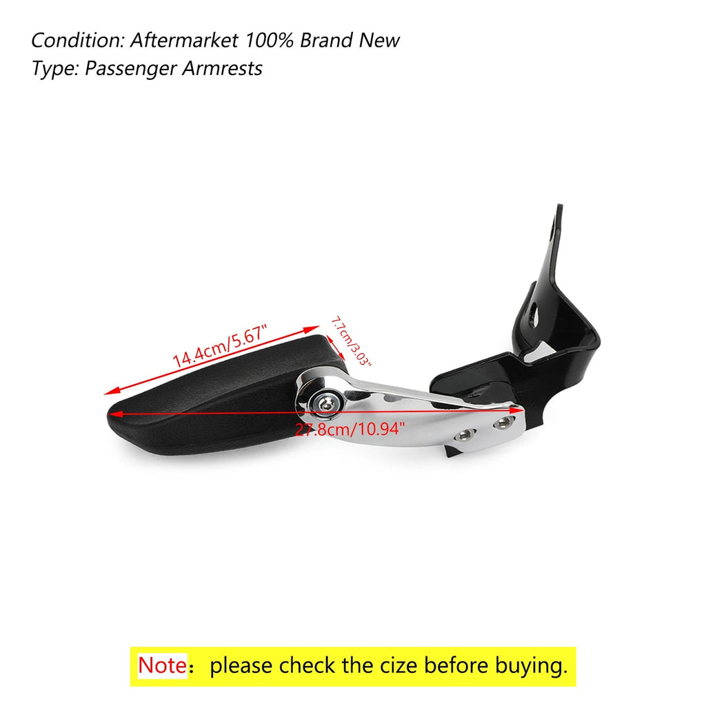 Stealth Passenger Armrests for Harley Touring Electra Street Glide Road King (2014–2018)