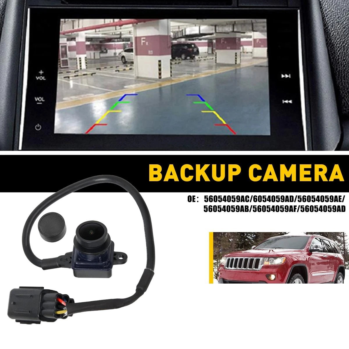 Rear Camera for Jeep Grand Cherokee (2011–2013)