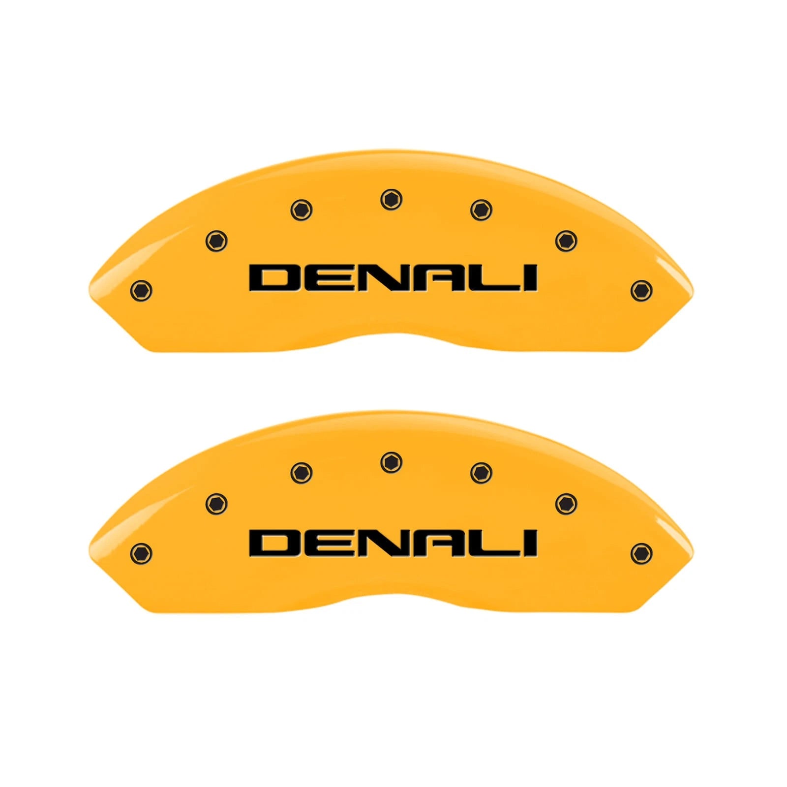 Set of 4 Caliper Covers Yellow OEM for 2017–2020 GMC Acadia by MGP