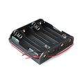 4 Slot Plastic AA Battery Holder for Standard Applications (No Cover)