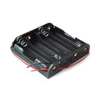 4 Slot Plastic AA Battery Holder for Standard Applications (No Cover)
