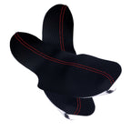 Door Panel Armrest Cover for Acura MDX (2001–2006) Carbon Red Stitch