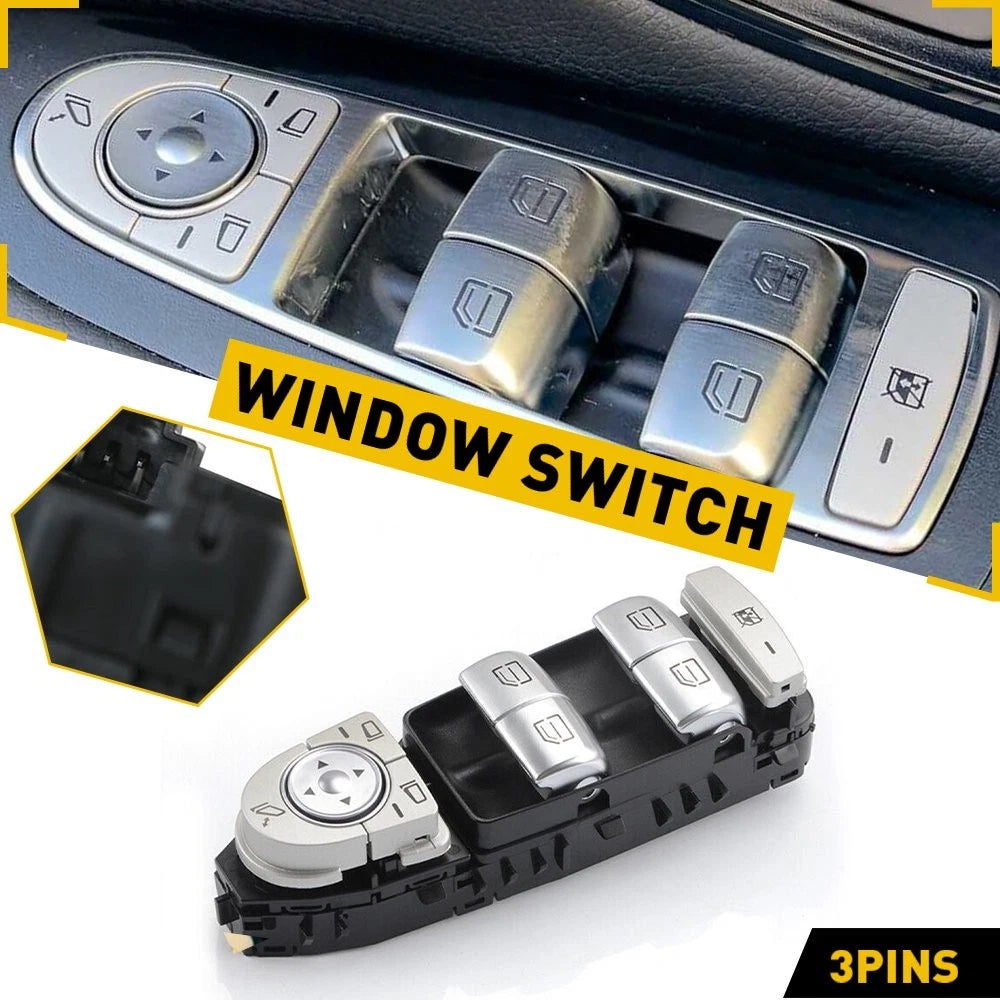 Front Master Left Power Window Switch for Mercedes-Benz C300 GLC300 (2015–2021)