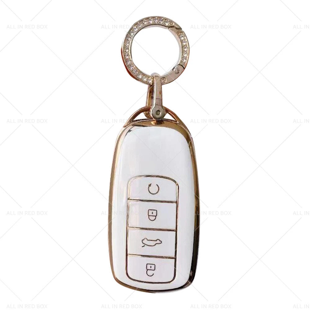 Car Remote Key Fob Case Cover for Chery Omoda 5 (2022–2023) TPU Beige