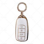 Car Remote Key Fob Case Cover for Chery Omoda 5 (2022–2023) TPU Beige
