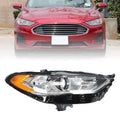 Halogen Headlight Projector for Ford Fusion (2017–2019) Passenger Side Chrome