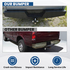 Steel Rear Bumper Assembly for Ford F150 F250 F350 F-Series (1973–1997)