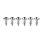 Set of 6 Titanium M5x15mm Torx Head Self Tapping Screws