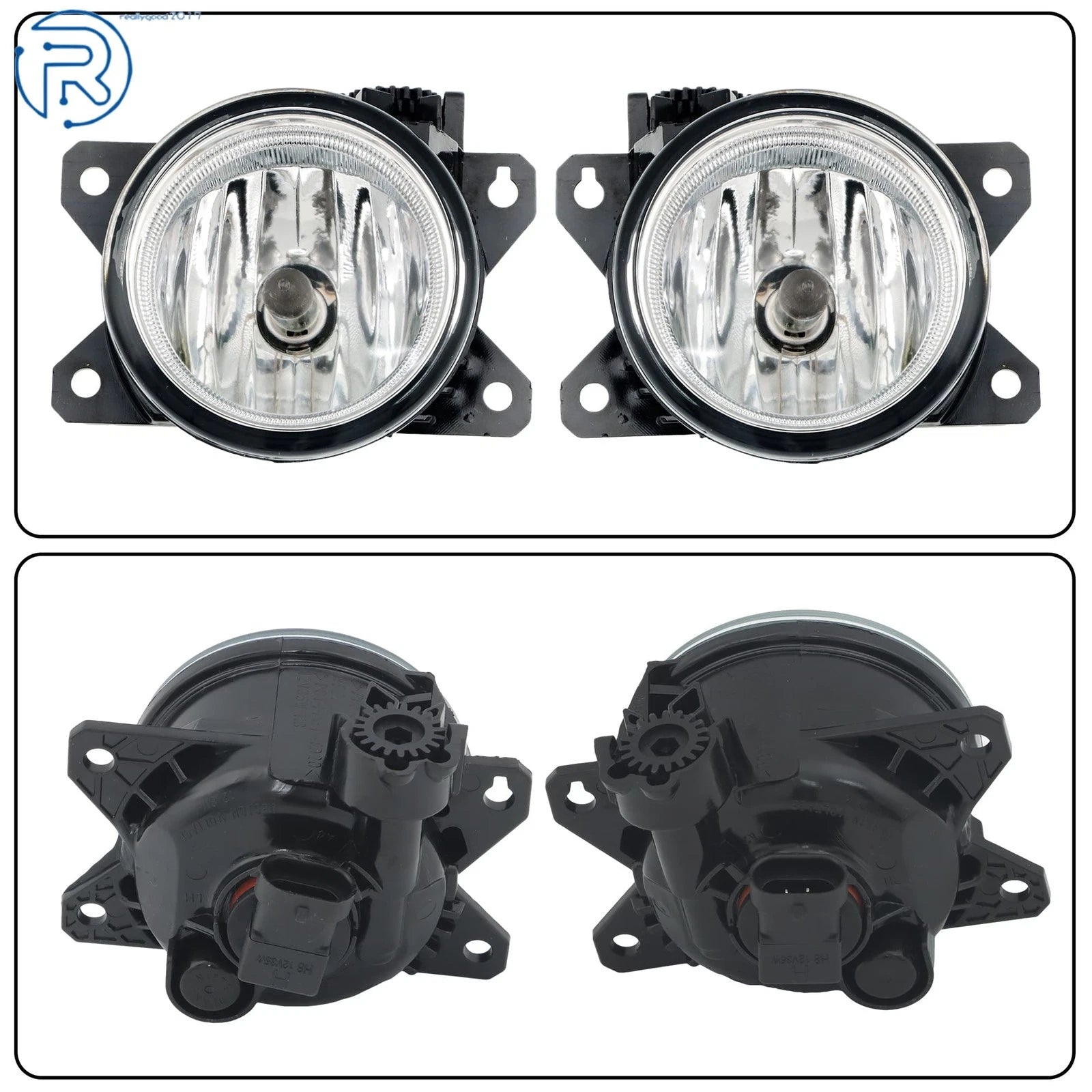 Pair Front Fog Lights for Honda Odyssey (2018-2020)