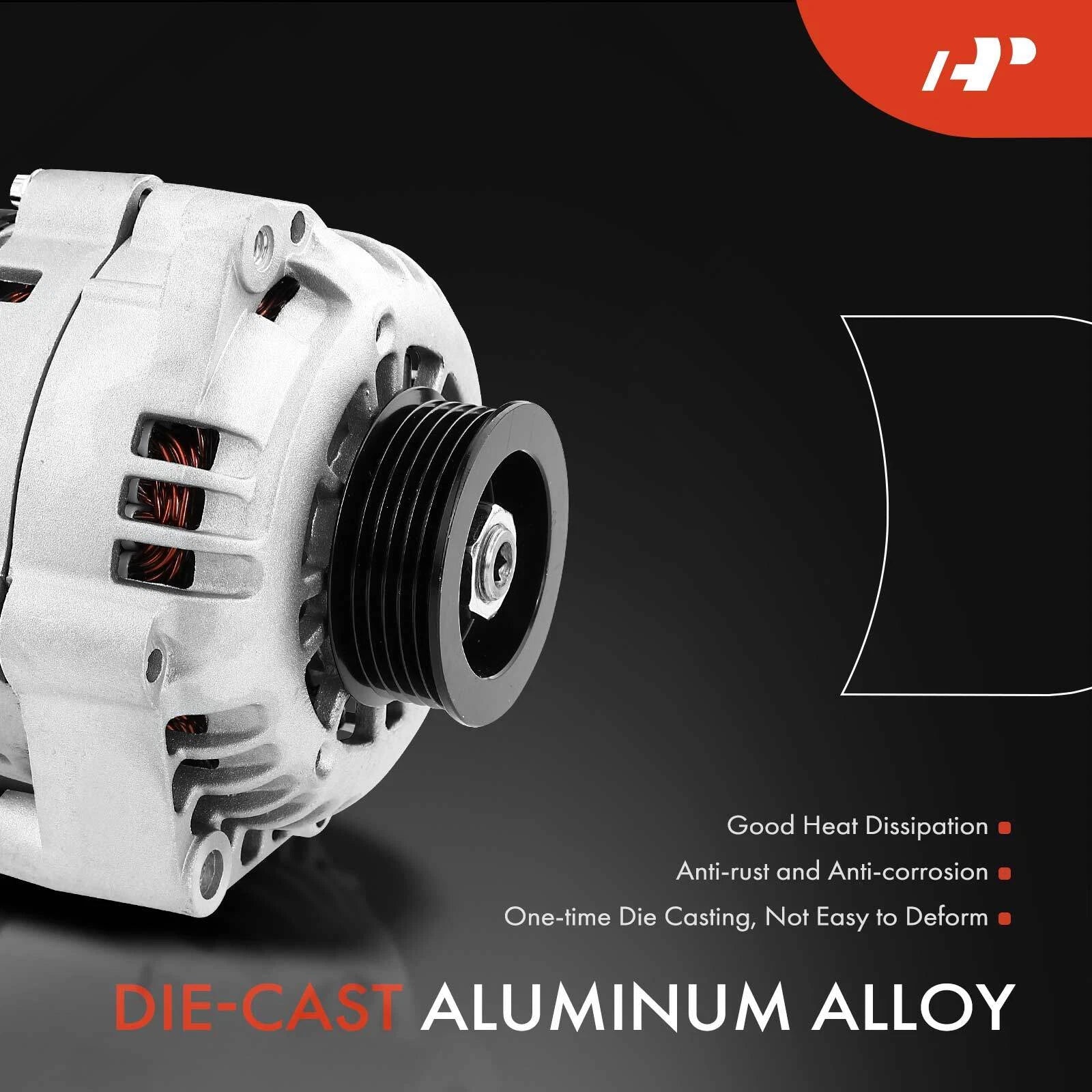 Alternator for Chevy S10 GMC Sonoma Isuzu Hombre (1998–2003)