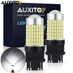 Set of 2 3156 3157 SMD 144LED Tail Brake Backup Reverse Light Bulbs 6000K White