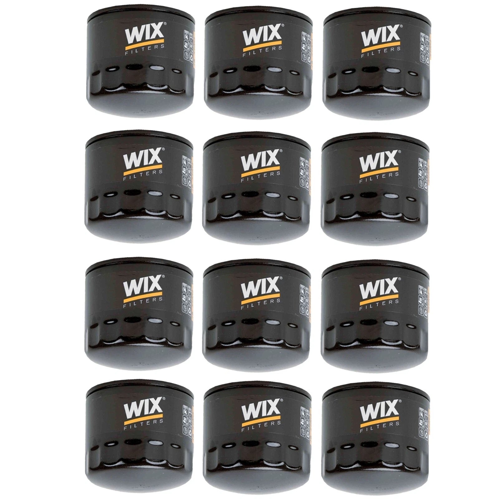 Set of 12 WIX Engine Oil Filters (Spin-On) for Various Makes Models