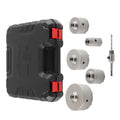 5-Piece Concrete Wall Drill Kit with 5 Hole Saws & Center Bit SDS Plus