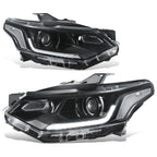 Projector Headlights for Chevrolet Traverse (2018–2021) - Black Housing, Clear Lens
