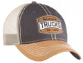 Mack Gold Bulldog Patch Cap for Semi Truck (Mesh Ball Back)