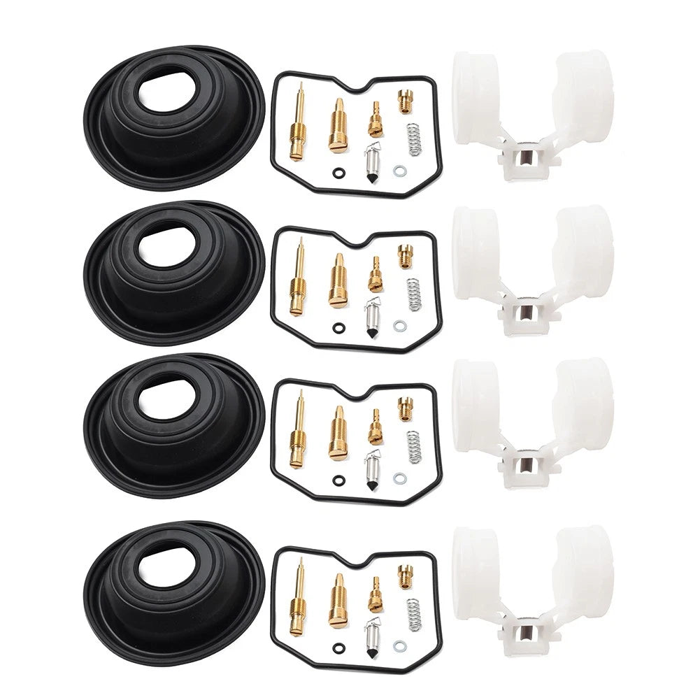 Set of 4 Carburetor Repair Kits for Kawasaki ZX1100 GPZ1100 (1995–1997)