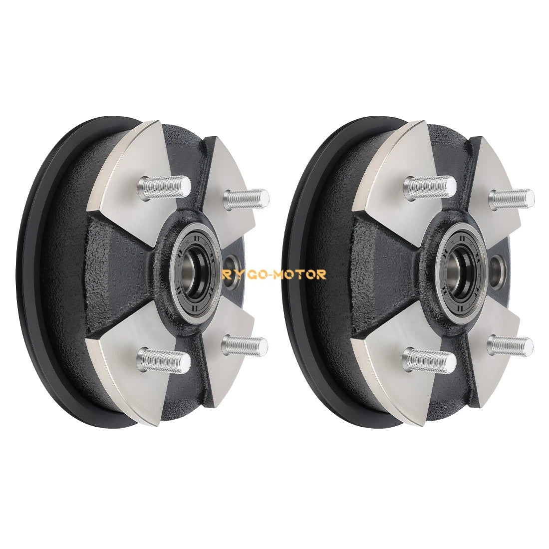 2 Front Brake Drums for Honda FourTrax TRX200 TRX200D (1990–1997) 44600-HM8-000