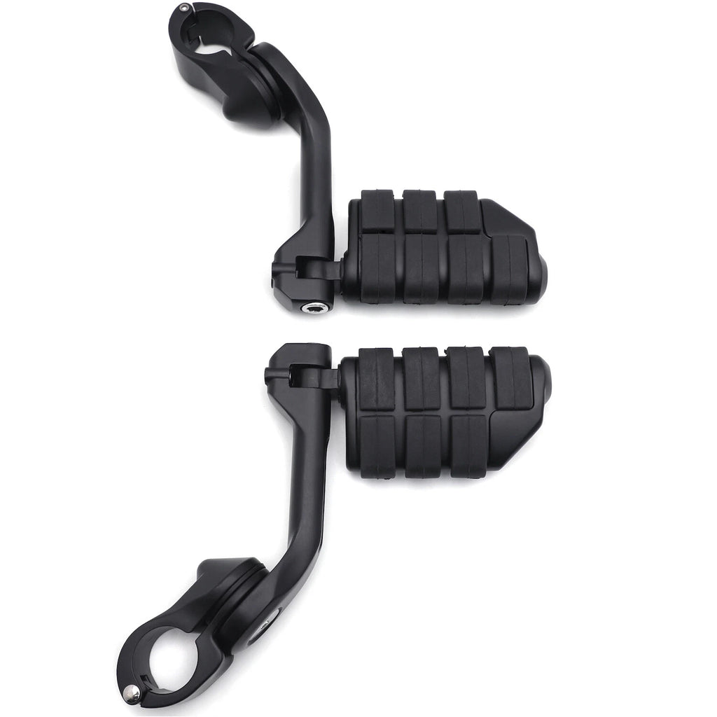 5" Foot Peg Kit for Honda Valkyrie 1800 (2004) - Black, 1.25" Engine Guard